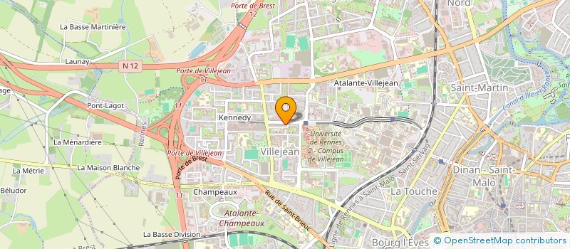 localisation de l'entreprise LUTTON-GAYE  RENNES