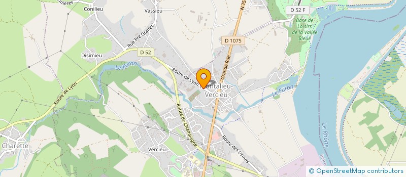 localisation de l'entreprise LUTTRIN MATHIEU  MONTALIEU-VERCIEU