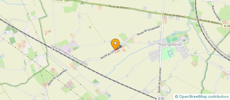 localisation de l'entreprise LUTUN ENERGIE  NOORDPEENE