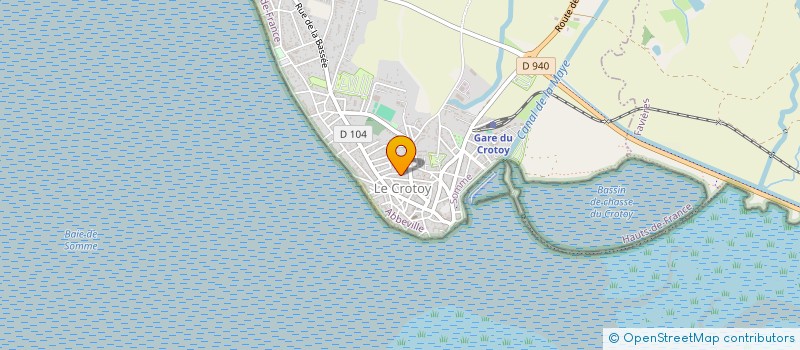 localisation de l'entreprise LUTUN - GODVIN à LE CROTOY