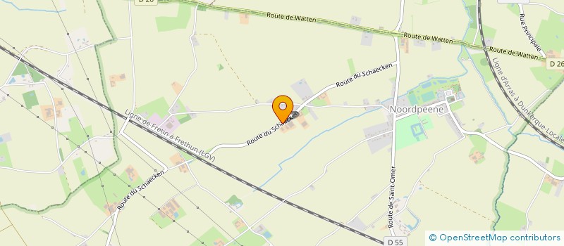 localisation de l'entreprise LUTUN-VIART  NOORDPEENE