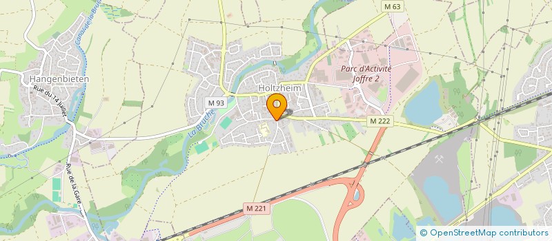 localisation de l'entreprise LUTZ ET BERNARD  HOLTZHEIM