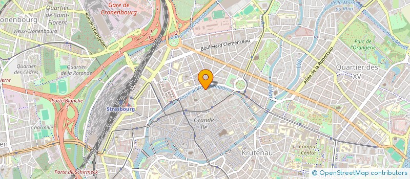 localisation de l'entreprise LUTZ SCHWARZ à STRASBOURG