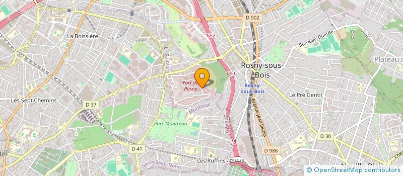 localisation de l'entreprise LUUCY  ROSNY-SOUS-BOIS