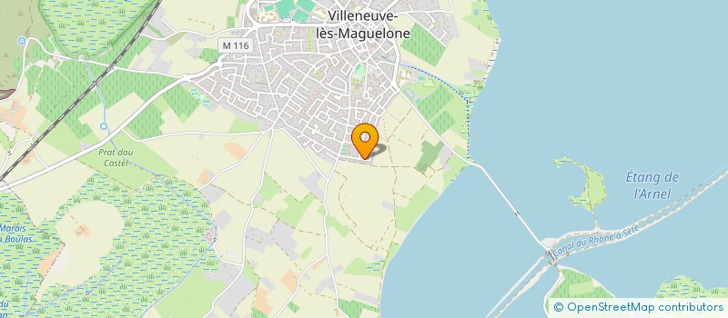 localisation de l'entreprise LUUMA  VILLENEUVE-LES-MAGUELONE