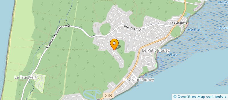 localisation de l'entreprise LUVA à LEGE-CAP-FERRET