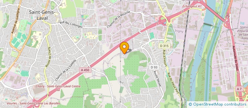 localisation de l'entreprise LUVA  IRIGNY