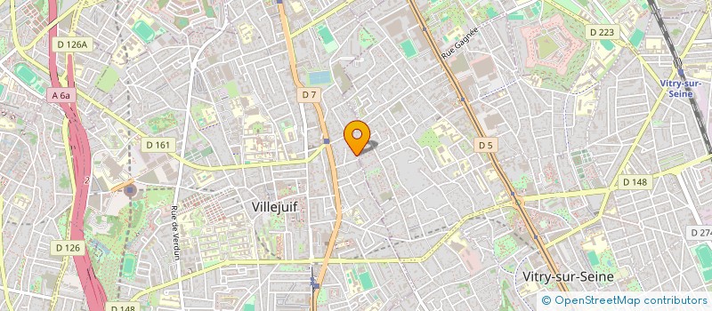 localisation de l'entreprise LUVA IMMO à VILLEJUIF