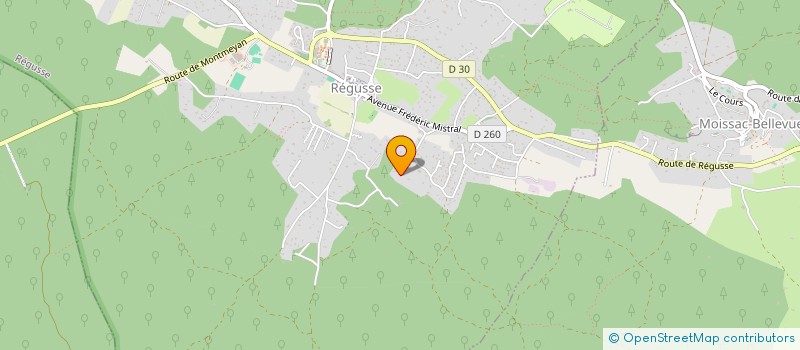 localisation de l'entreprise LUVADIS à REGUSSE