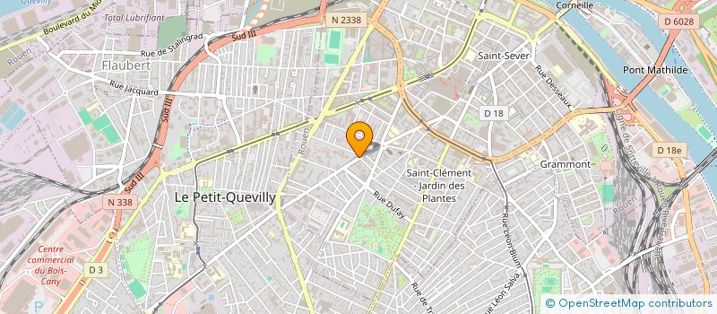 localisation de l'entreprise LUVAL à ROUEN