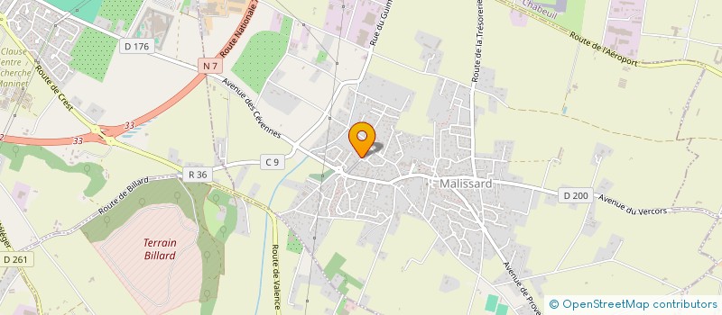 localisation de l'entreprise LUVAL  MALISSARD