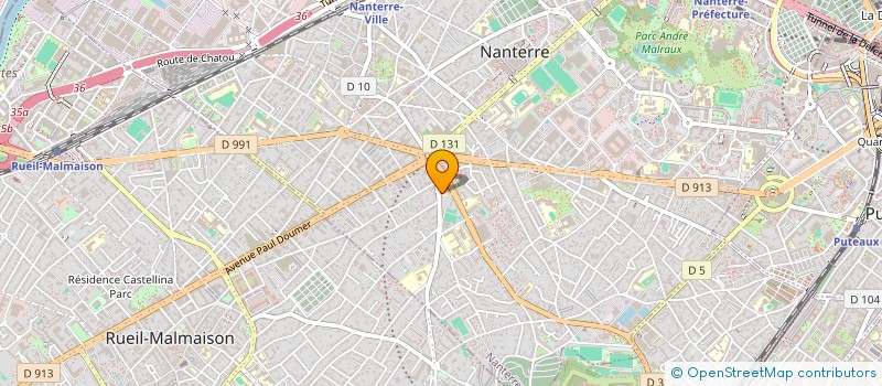 localisation de l'entreprise LUVALANT  NANTERRE