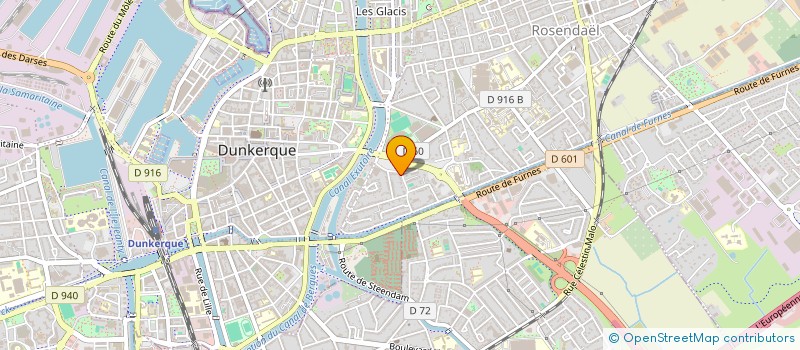 localisation de l'entreprise LUVALEX à DUNKERQUE