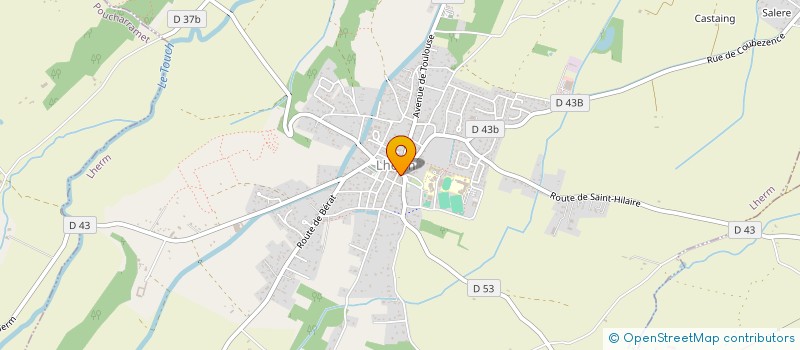 localisation de l'entreprise LUVALOKA à LHERM