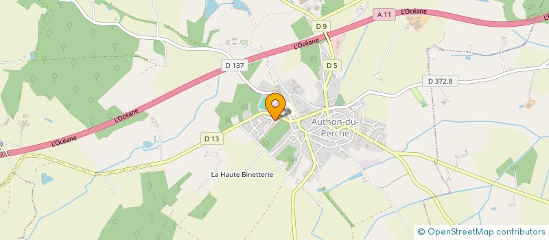localisation de l'entreprise LUVANA à AUTHON-DU-PERCHE