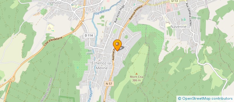 localisation de l'entreprise LUVANJE à ECHENOZ-LA-MELINE