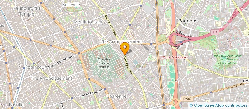 localisation de l'entreprise LUVAX  PARIS