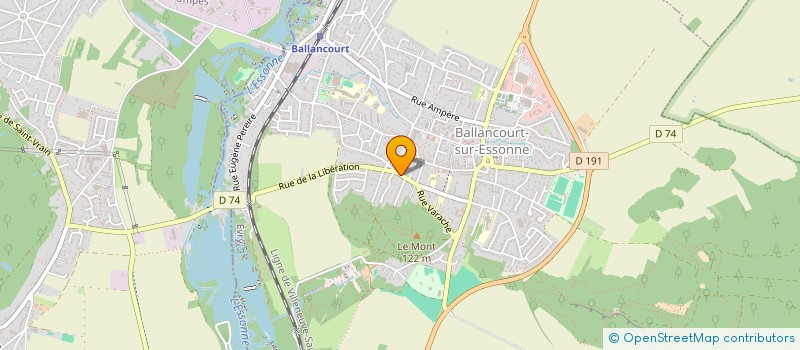 localisation de l'entreprise LUVEIA IMMO à BALLANCOURT-SUR-ESSONNE
