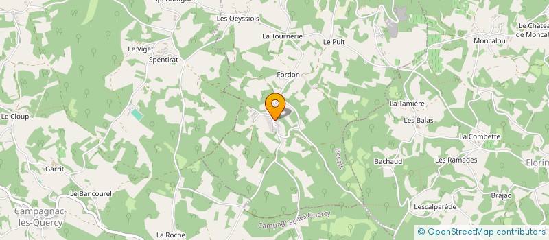 localisation de l'entreprise LUVERT  BOUZIC