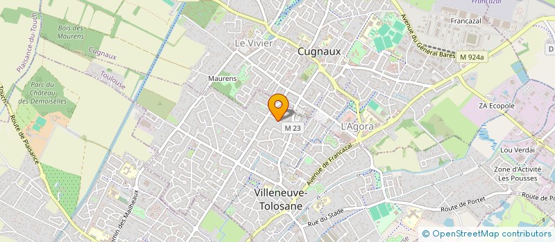 localisation de l'entreprise LUVICE IMMO à VILLENEUVE-TOLOSANE