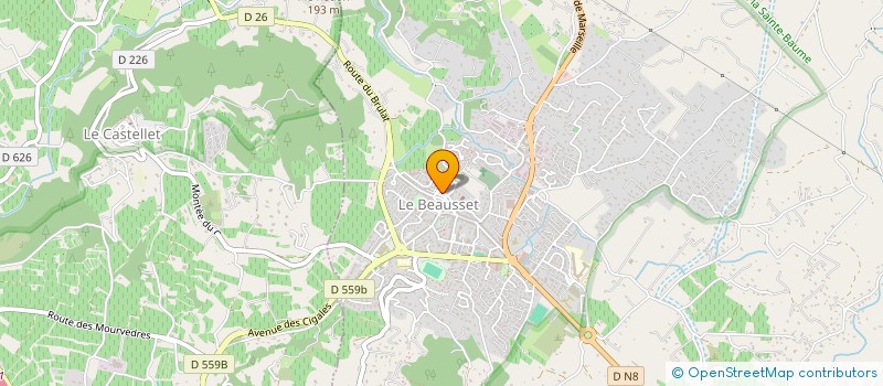 localisation de l'entreprise LUVICO  LE BEAUSSET