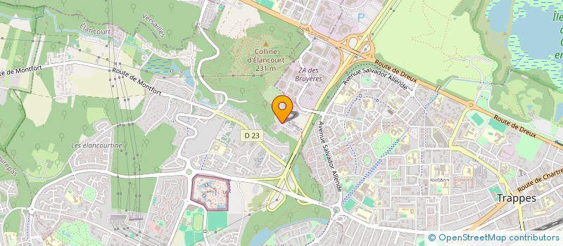 localisation de l'entreprise LUVID FRANCE  ELANCOURT