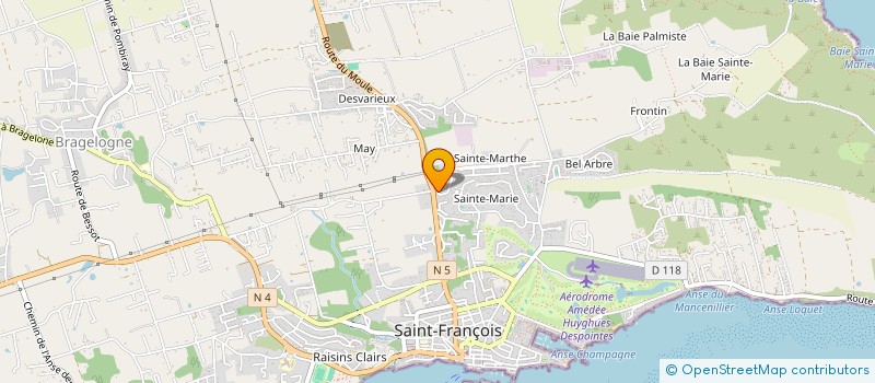 localisation de l'entreprise LUVIMAG à SAINT-FRANCOIS