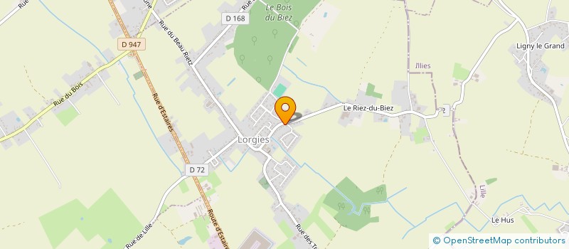 localisation de l'entreprise LUVIMM  LORGIES