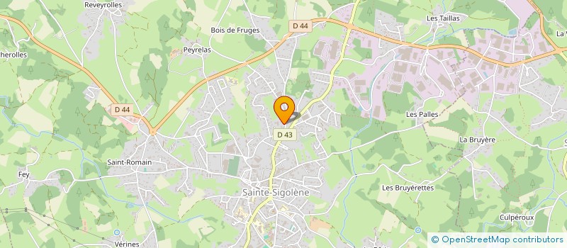 localisation de l'entreprise LUVIMMO à SAINTE-SIGOLENE