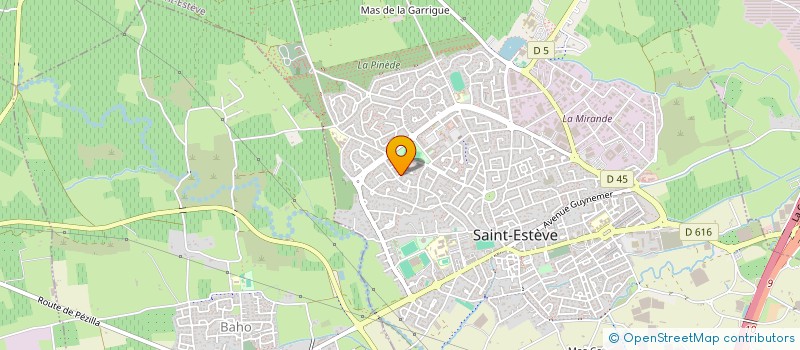 localisation de l'entreprise LUVINANTHE  SAINT-ESTEVE