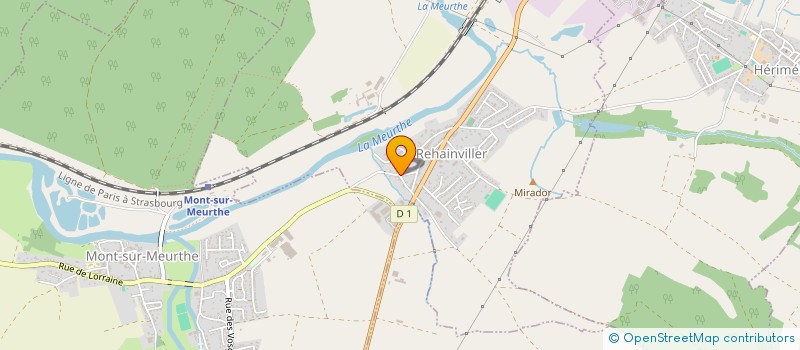 localisation de l'entreprise LUVONA  LUNEVILLE