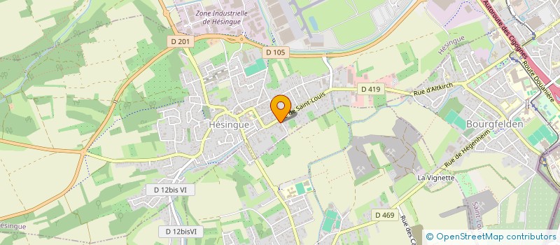 localisation de l'entreprise LUWIOR 1  HESINGUE