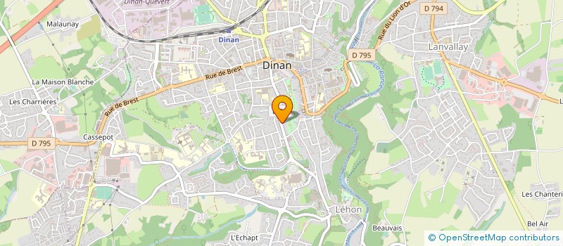 localisation de l'entreprise LUWIRO à DINAN