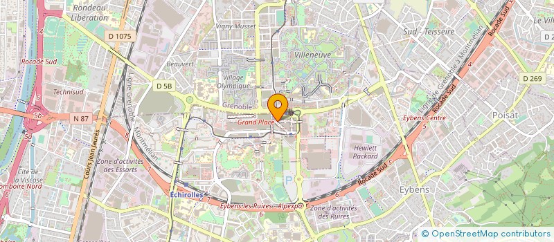 localisation de l'entreprise LUX à GRENOBLE