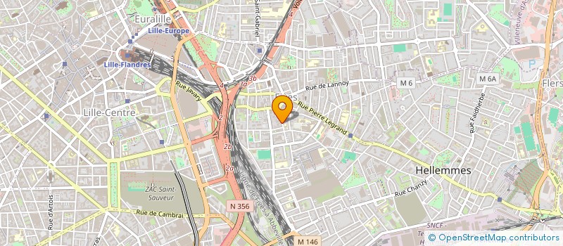 localisation de l'entreprise LUX à LILLE