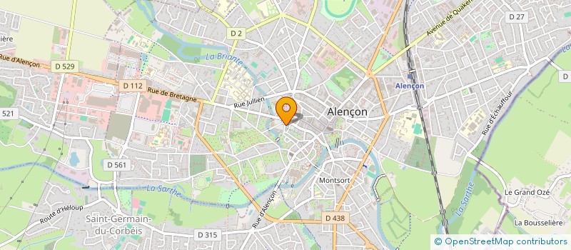 localisation de l'entreprise LUX à ALENCON