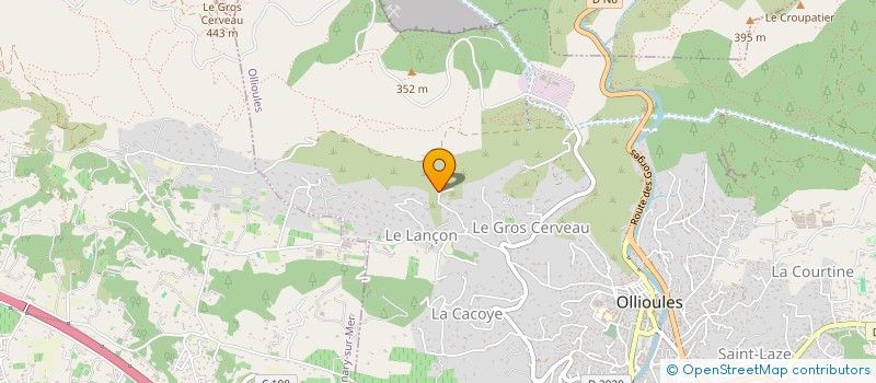 localisation de l'entreprise LUX AETERNA à OLLIOULES
