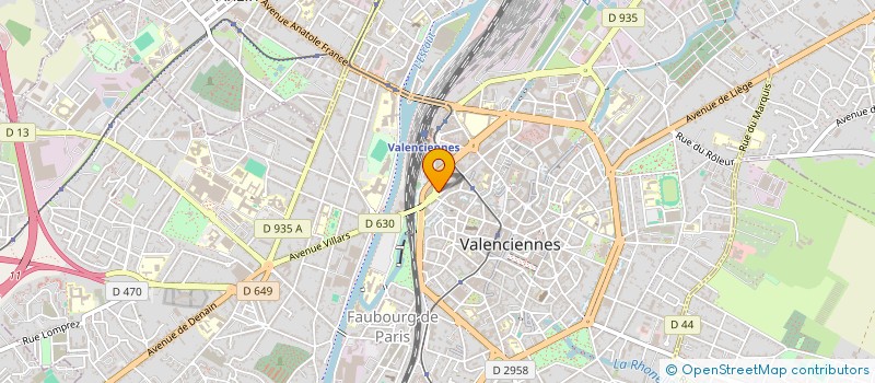 localisation de l'entreprise LUX'APPART à VALENCIENNES