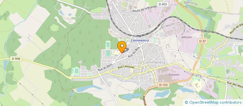localisation de l'entreprise LUX'ART FONDERIE à COMMENTRY