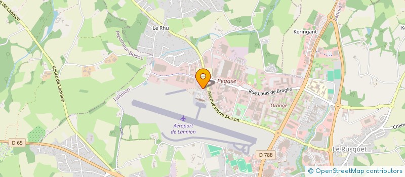 localisation de l'entreprise LUX AUREA INTERNATIONAL à LANNION