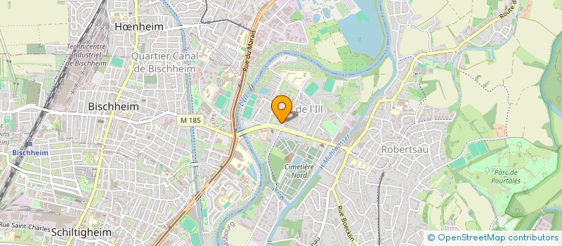 localisation de l'entreprise LUX BATI à STRASBOURG