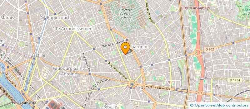 localisation de l'entreprise LUX BEAUTE  PARIS