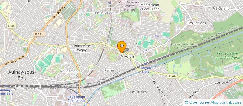 localisation de l'entreprise LUX&CAB INTERNATIONAL à SEVRAN