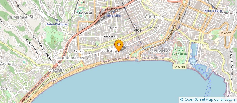 localisation de l'entreprise LUX COTE D'AZUR à NICE