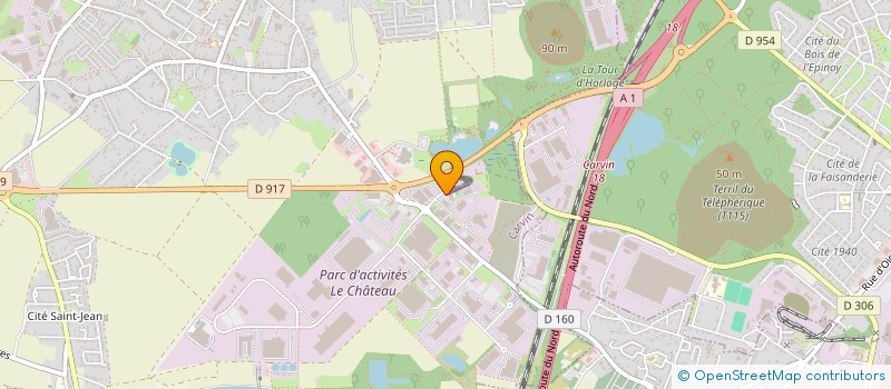 localisation de l'entreprise LUX'EAU FRANCE  CARVIN