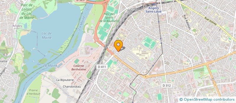 localisation de l'entreprise LUX EBLE à ANGERS
