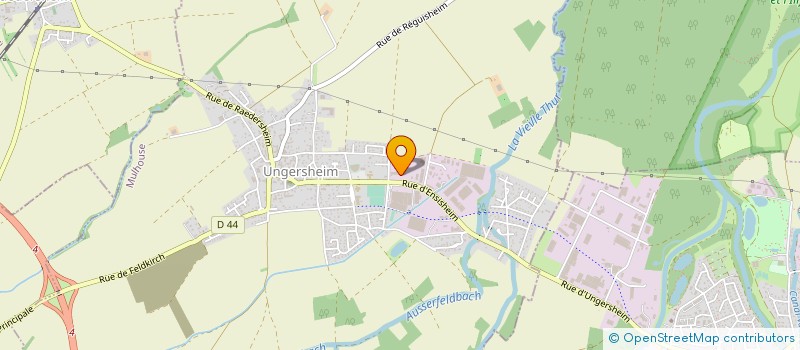 localisation de l'entreprise LUX ELEMENTS à UNGERSHEIM