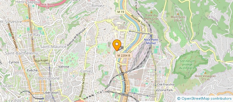 localisation de l'entreprise LUX ENERGIE à NICE