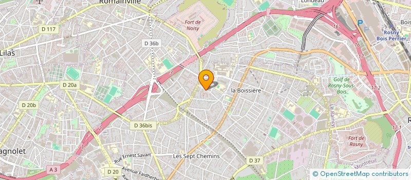 localisation de l'entreprise LUX ETANCHE à MONTREUIL