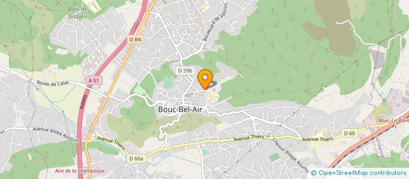 localisation de l'entreprise LUX FIT à BOUC-BEL-AIR